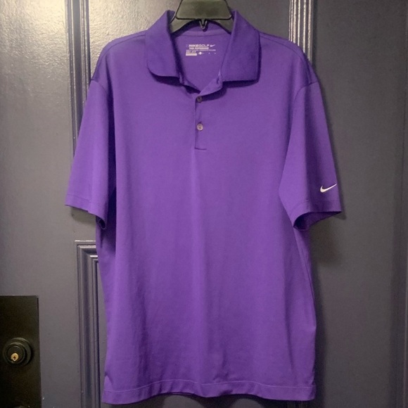 Nike Other - Nike Golf Tour Performance Dri-FIT Polo Shirt Short Sleeve Purple Size Large